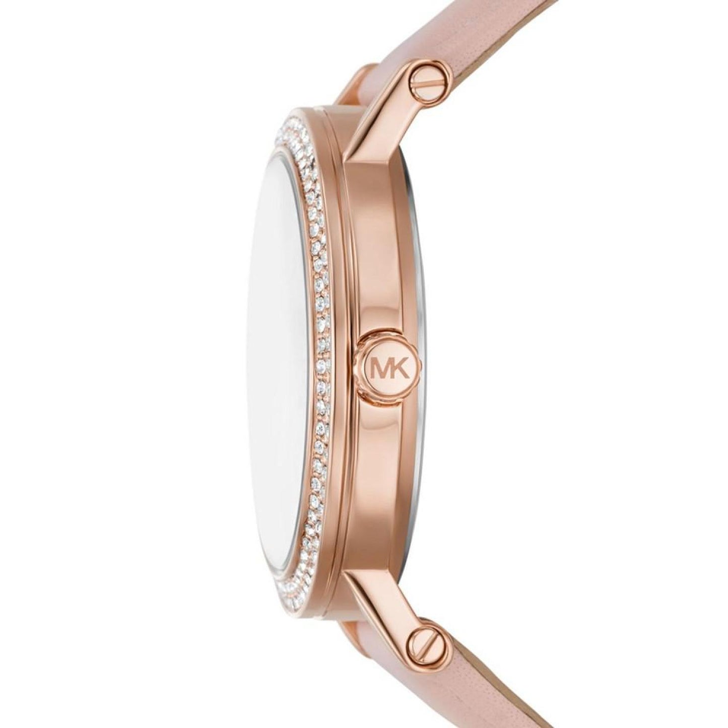 Women's Corey Three-Hand Blush Leather Watch 38mm