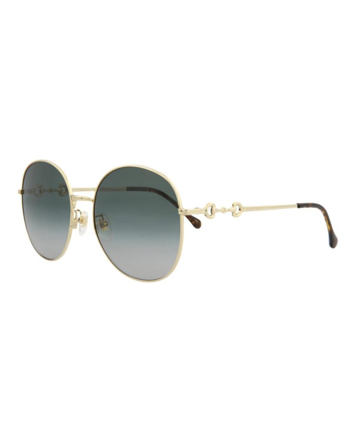 Round-Frame Metal Sunglasses