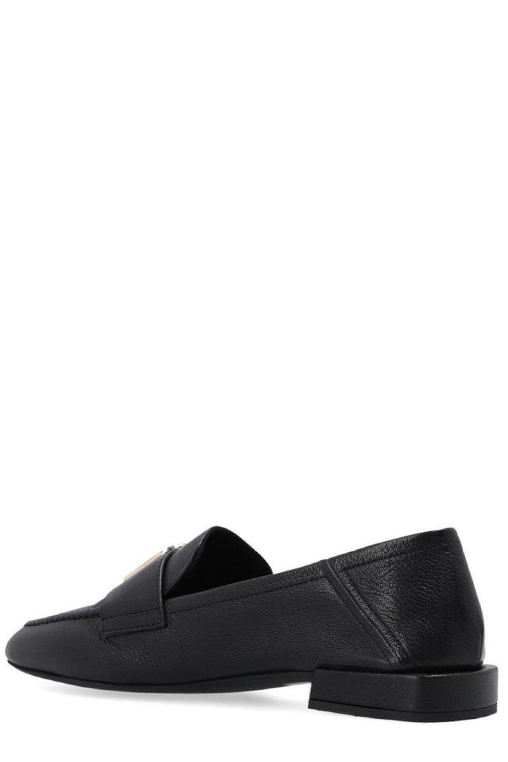 Furla 1927 Logo-Plaque Slip-On Loafers