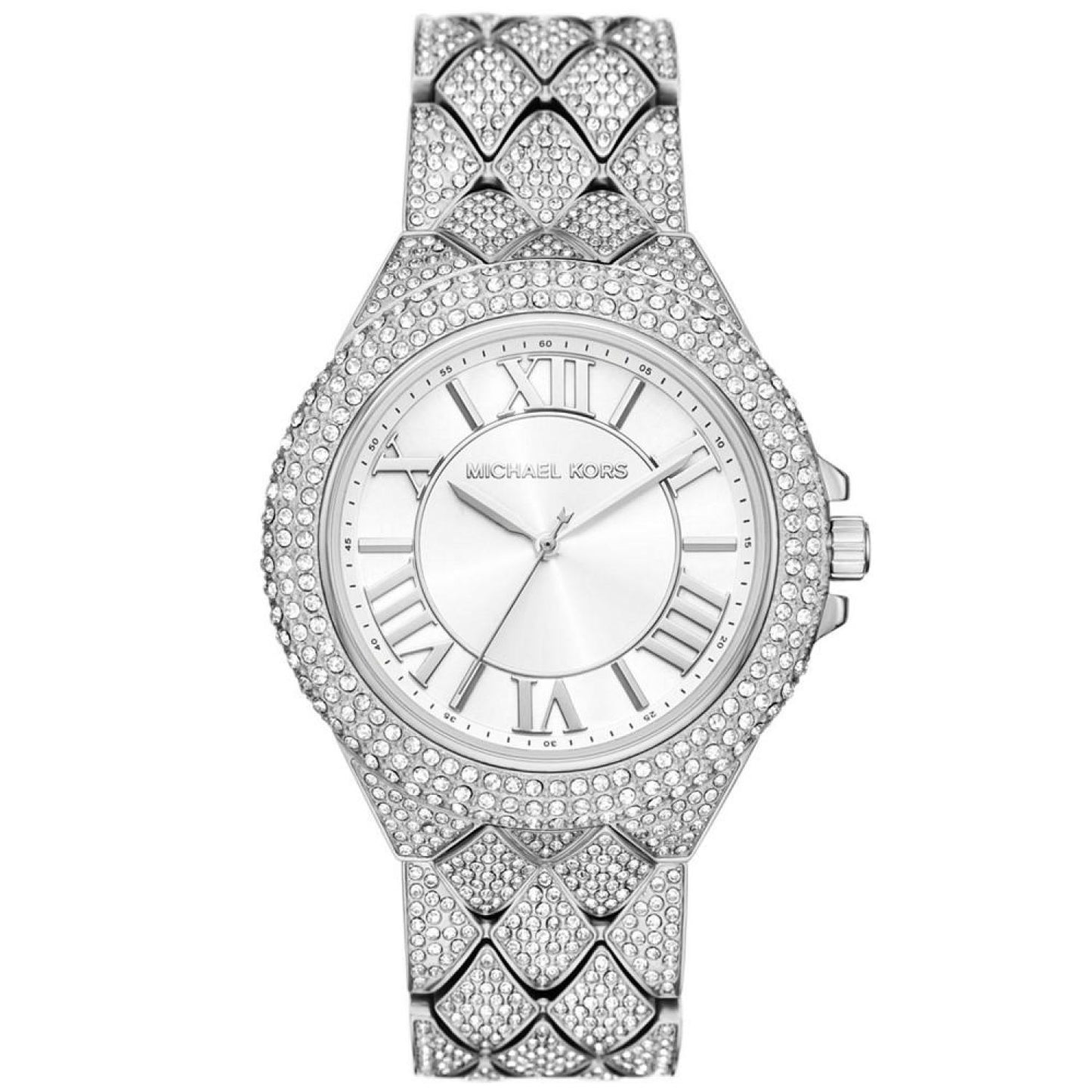 Women's Camille Three-Hand Silver-Tone Stainless Steel Watch 43mm