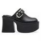 The J Marc 95MM Platform Leather Clogs