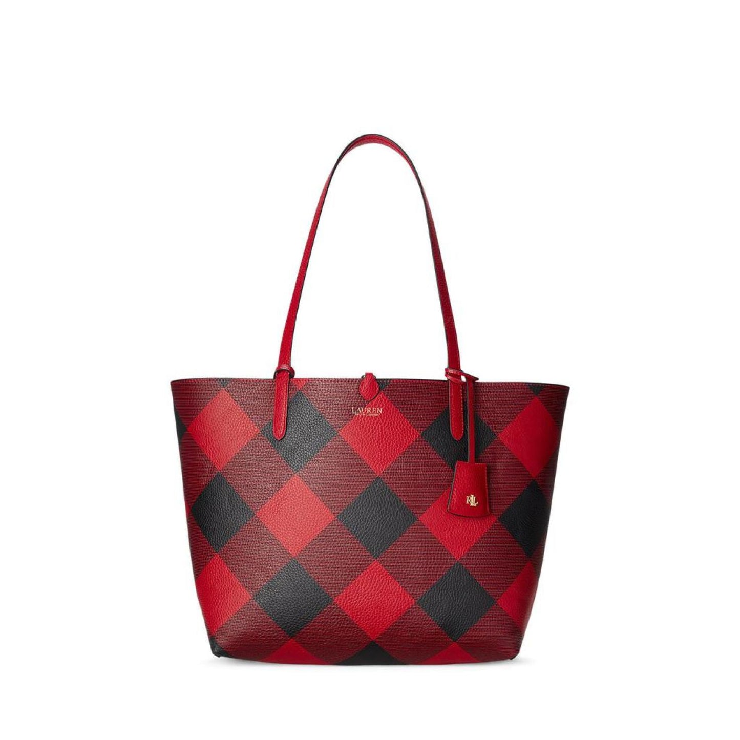 Faux-Leather Medium Reversible Tote