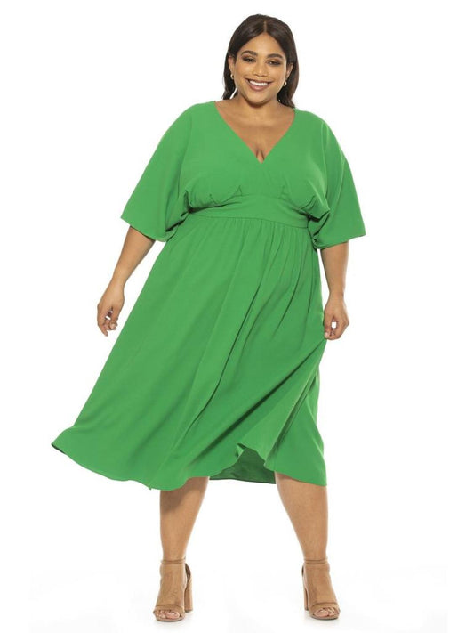 August Midi Dress - Plus Size