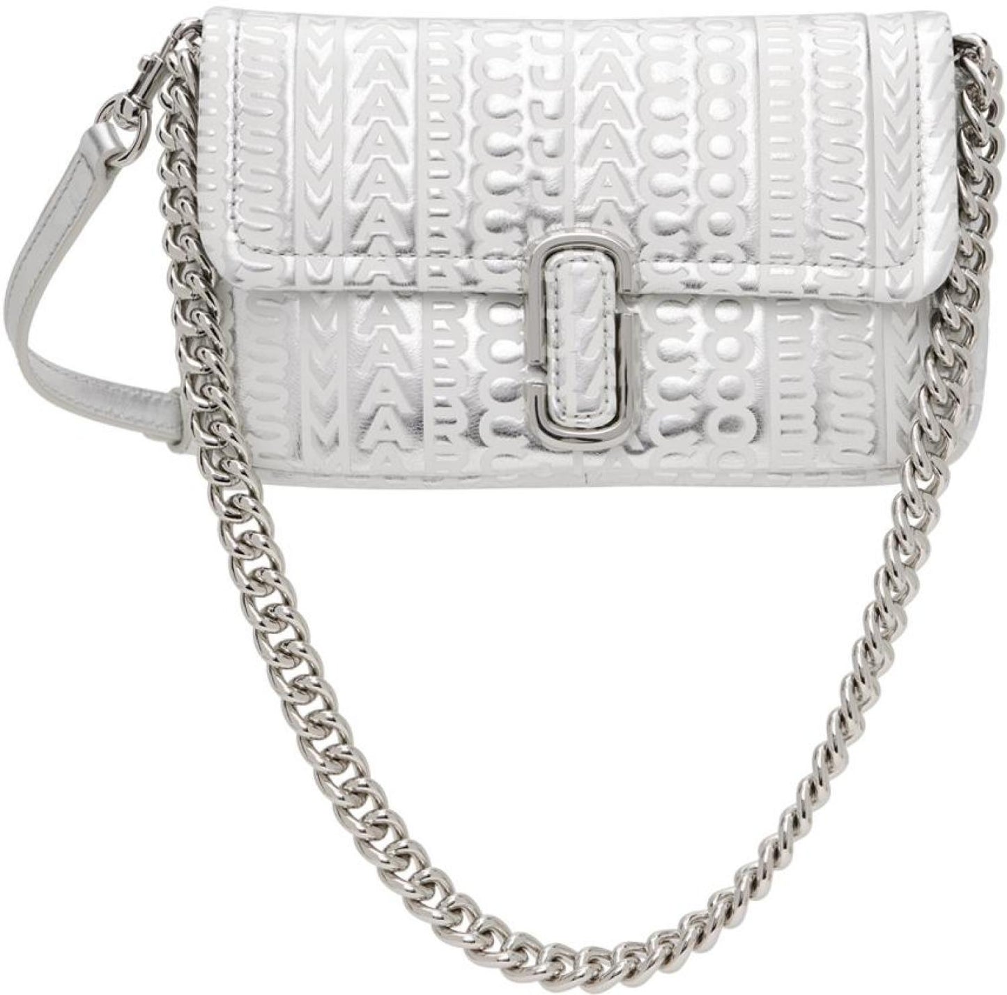 Silver 'The J Marc Mini' Bag