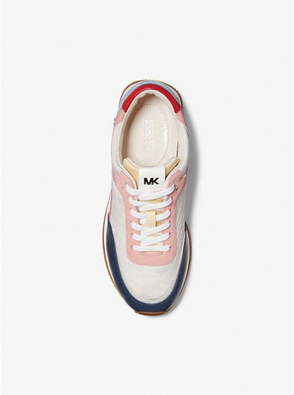 Callan Color-Block Canvas And Leather Sneaker