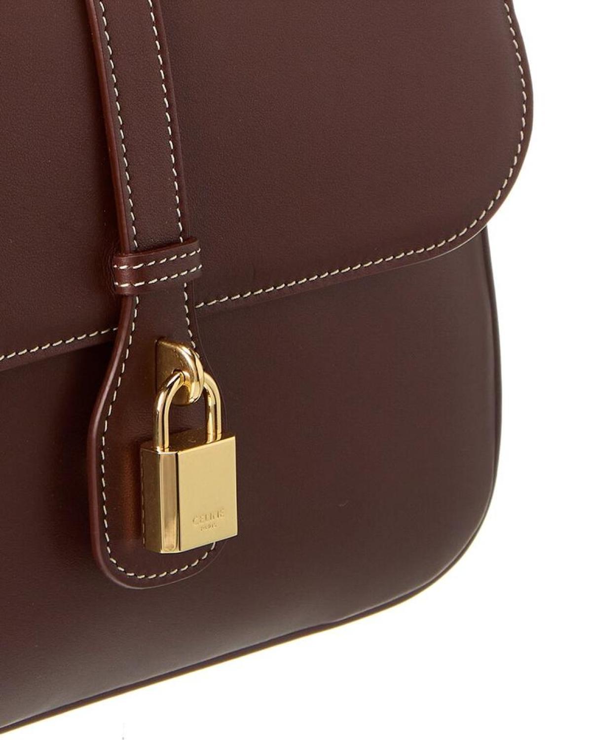 CELINE Tabou Medium Leather Shoulder Bag