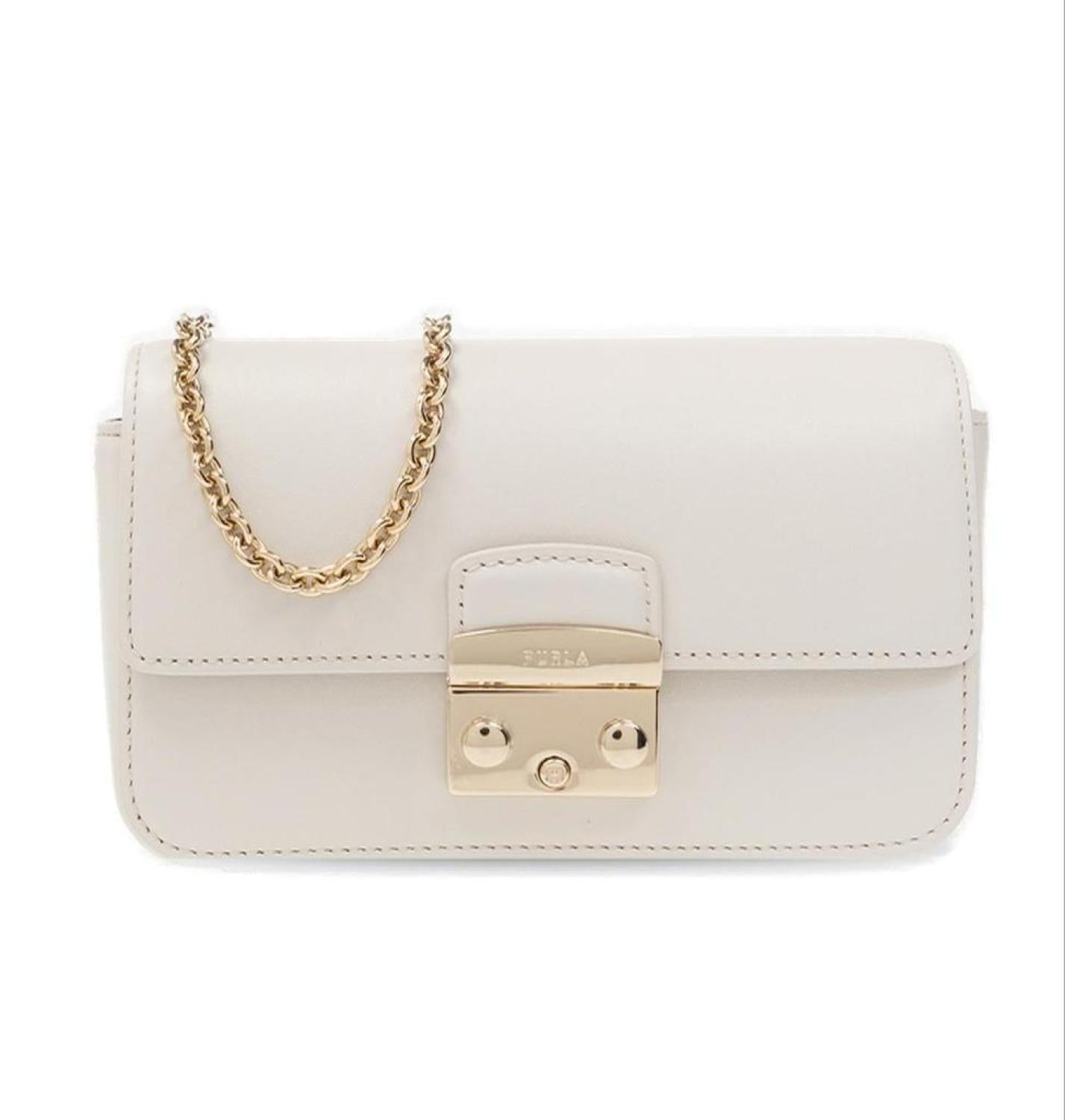 Furla Metropolis Logo Plaque Mini Crossbody Bag