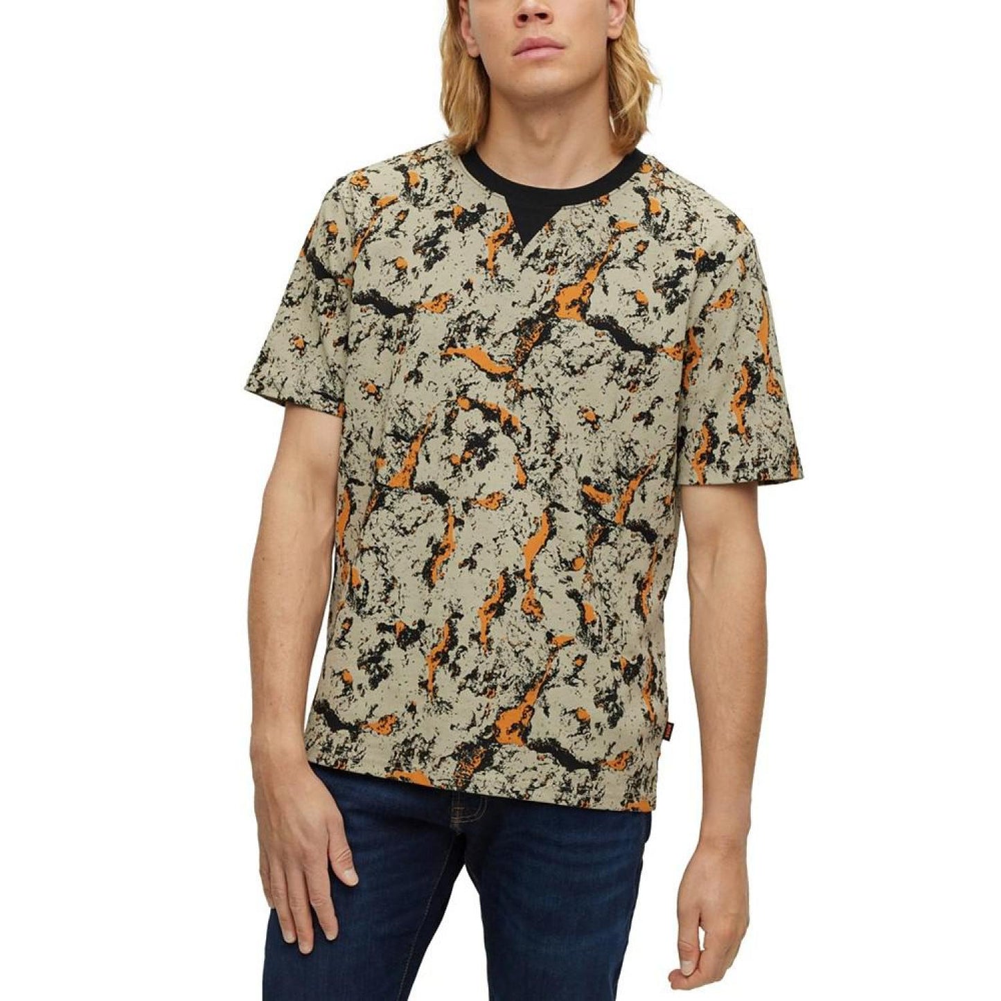 Men's Seasonal Print Relaxed-Fit T-shirt