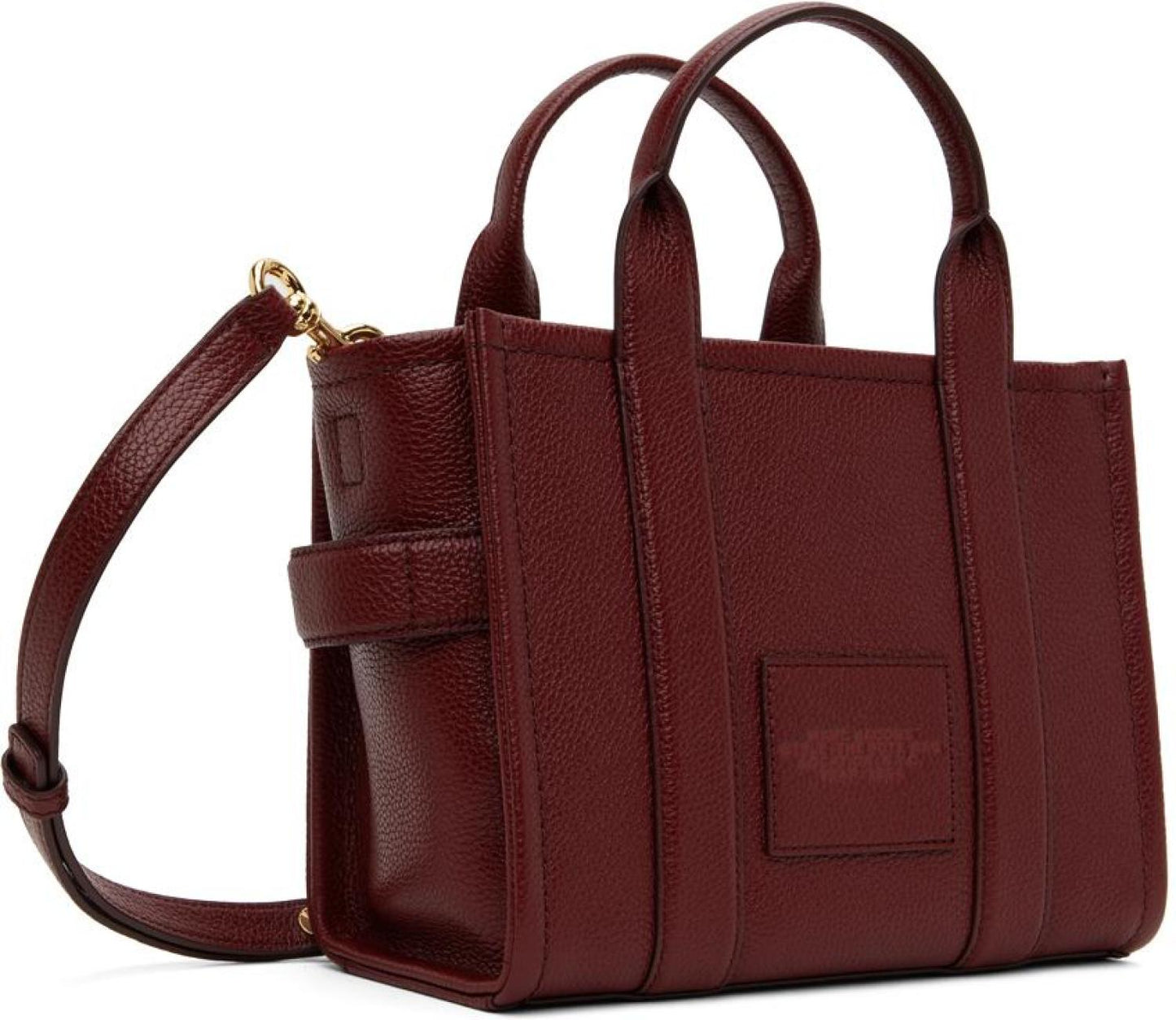 Burgundy 'The Leather Small' Tote