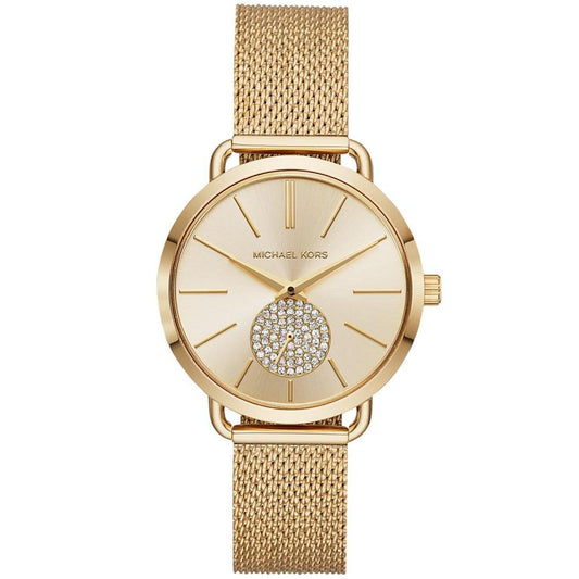 Women's Portia Gold-Tone Stainless Steel Mesh Bracelet Watch 37mm