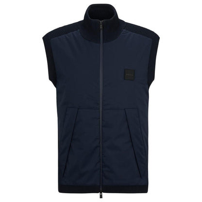 Men's Logo Patch Regular-Fit Gilet Vest