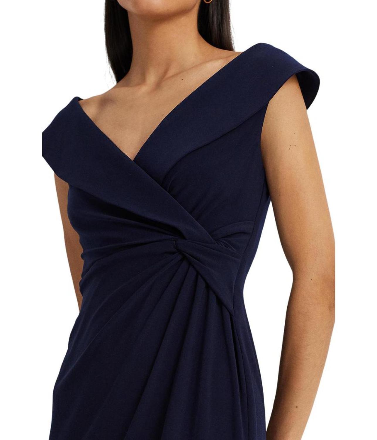 Jersey Off-the-Shoulder Cocktail Dress