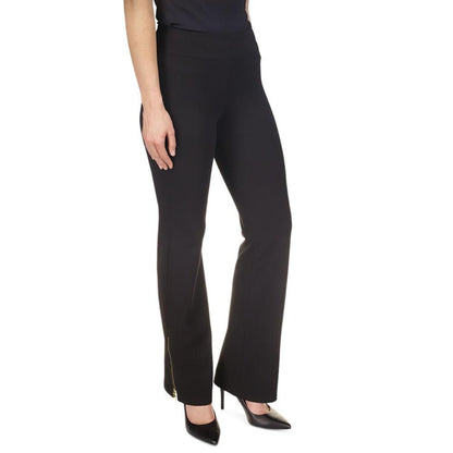 MICHAEL Petite Straight-Leg Scuba Crepe Pants