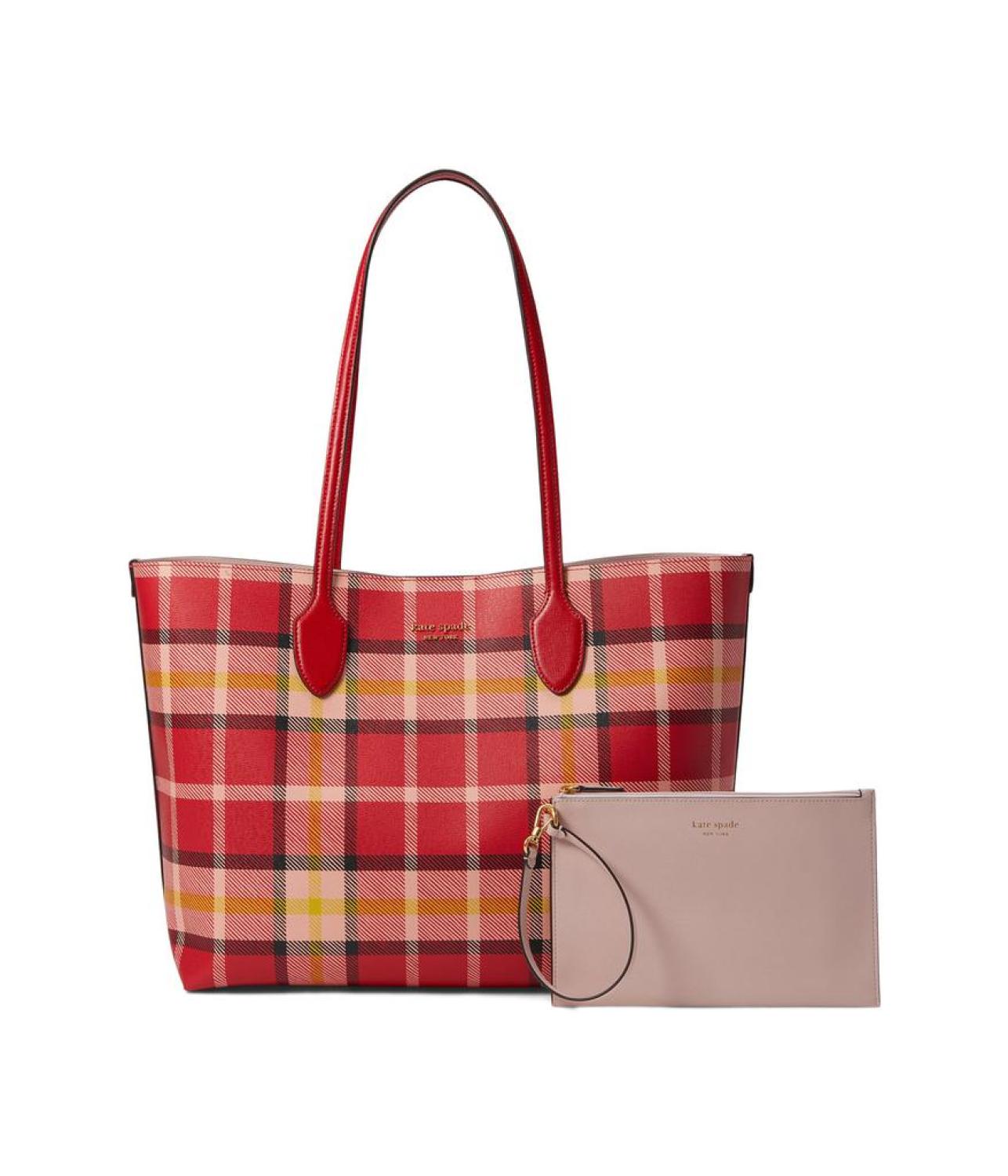 Bleecker Museum Plaid Printed PVC Large Tote