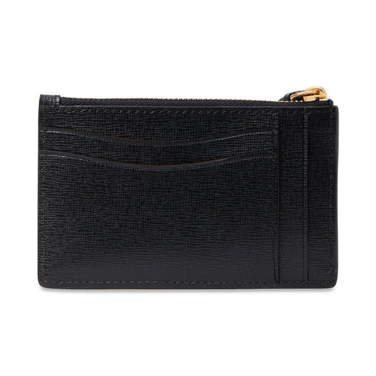 Morgan Saffiano Leather Coin Card Case Wristlet