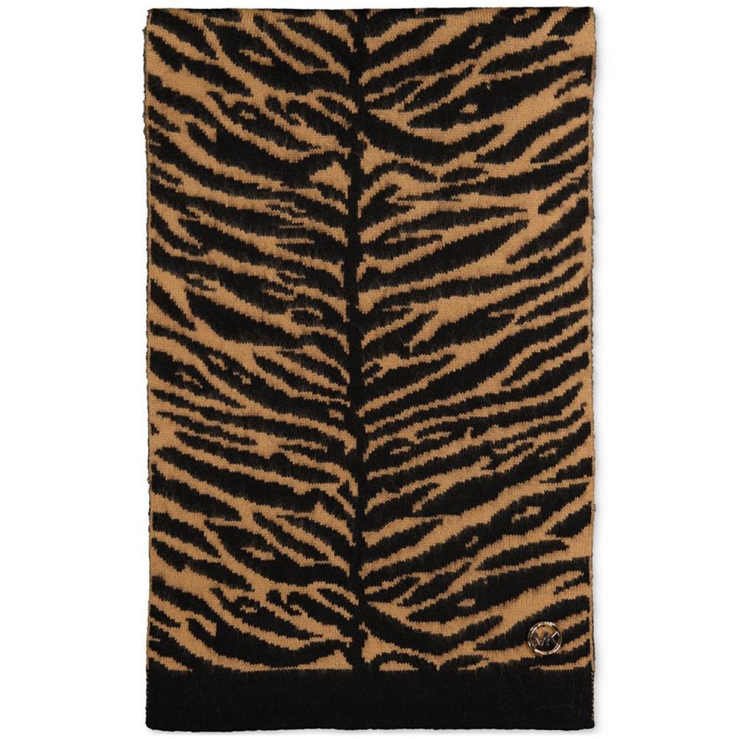 Women's Tiger-Stripe Knit Scarf