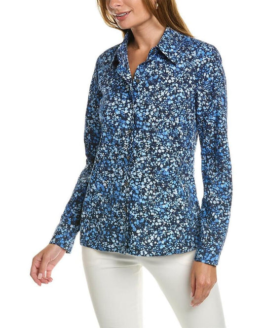 Michael Kors Floral Popln Hansen Top