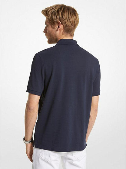 Cotton Half-Zip Polo Shirt