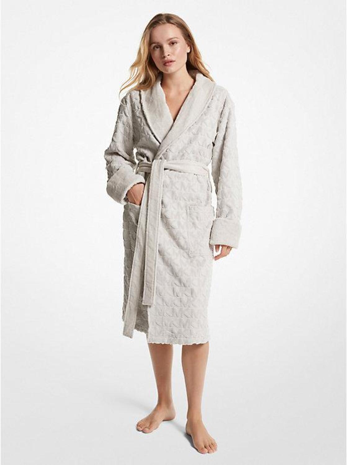 Logo Cotton Terry Robe