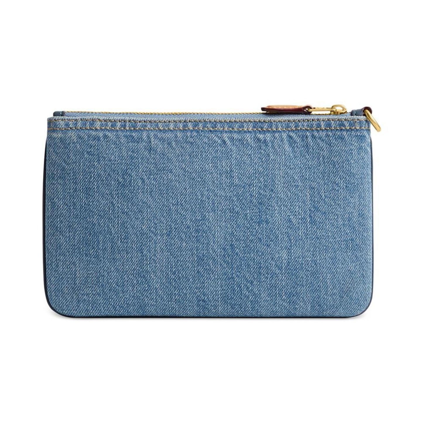 Denim Small Wristlet