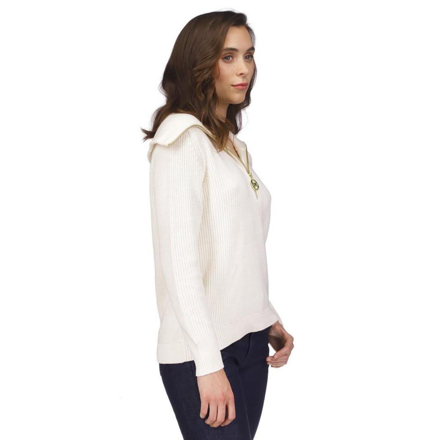 Women's Half-Zip Sweater, Regular & Petite