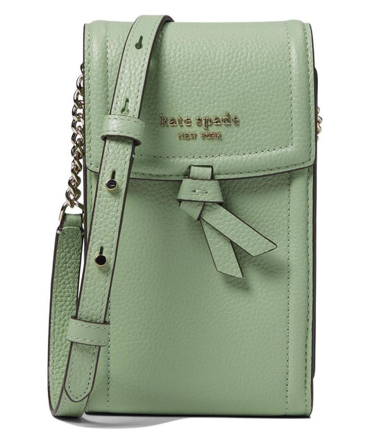 Knott Pebbled Leather Ns Phone Crossbody