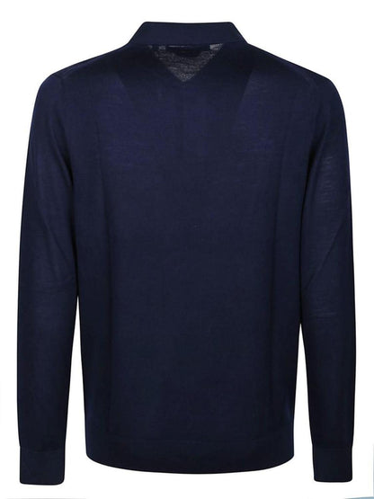 Michael Kors Long Sleeved Knitted Polo Shirt