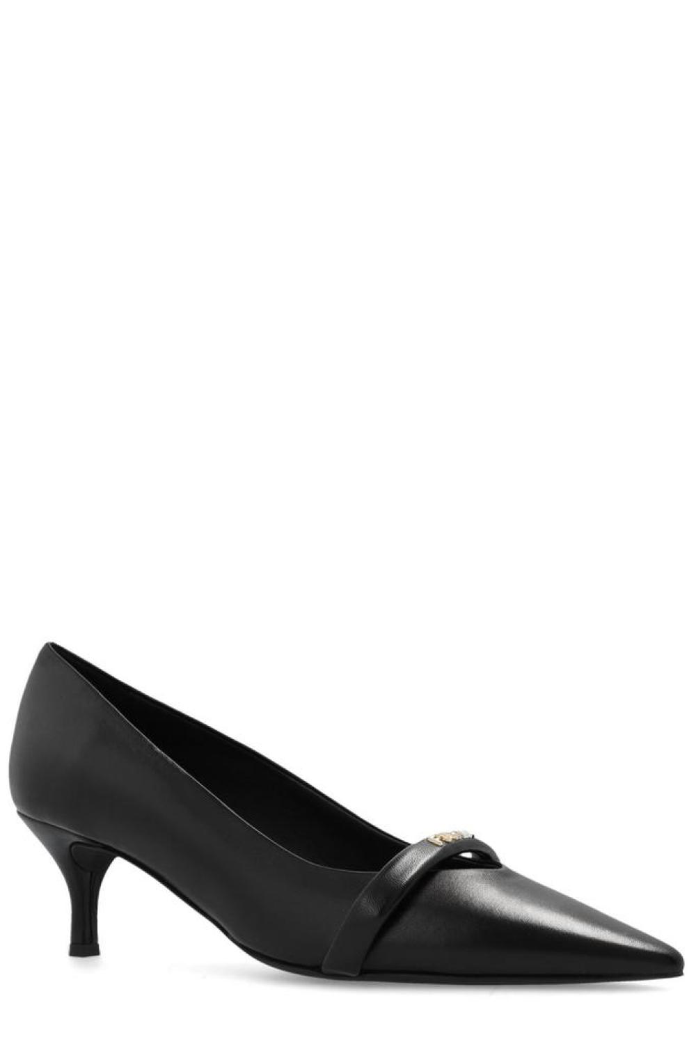 Furla Core Logo-Lettering Slip-On Pumps