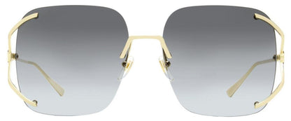 Gucci Women's Glasant Sunglasses GG0646S 001 Gold 60mm