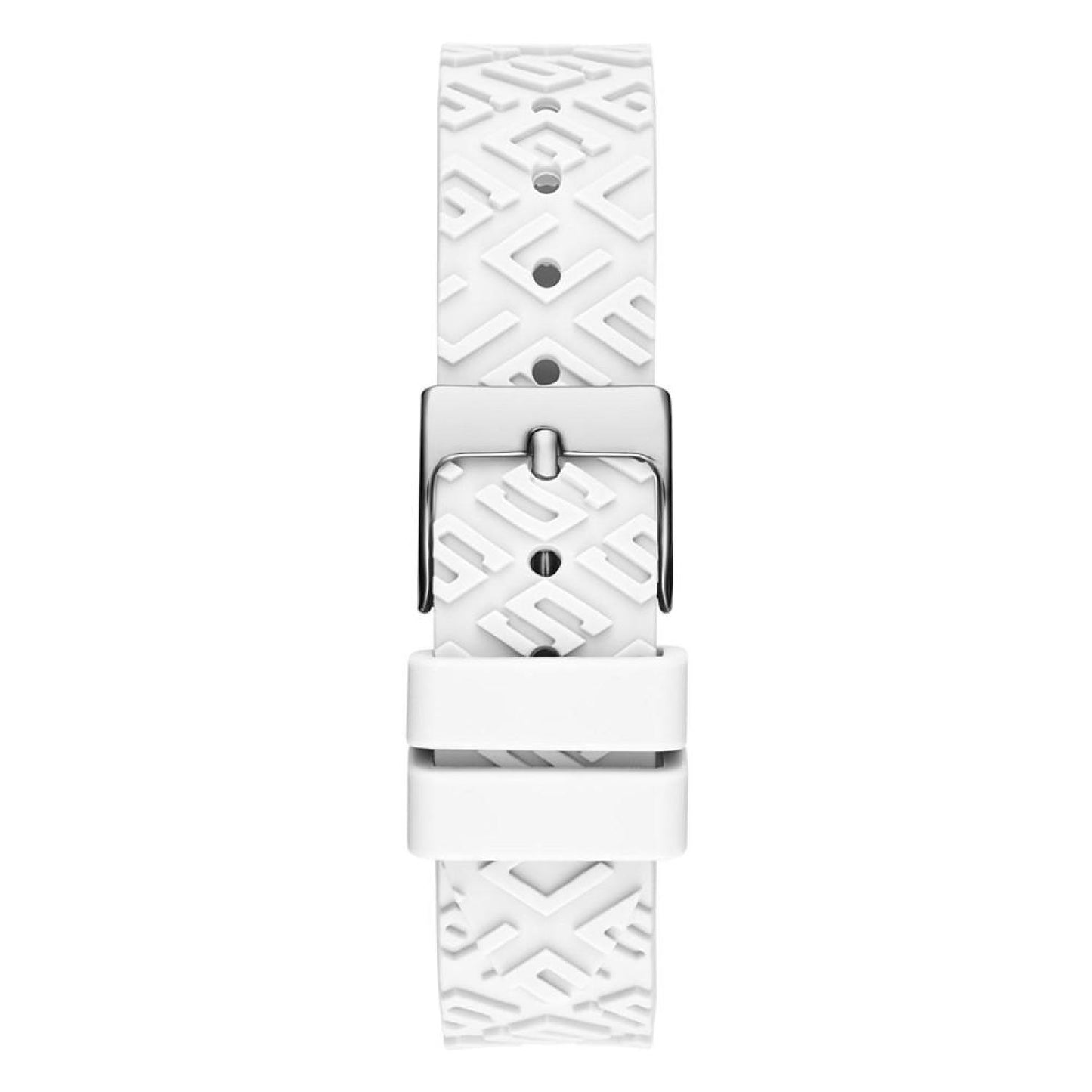 Women's Analog White Silicone Watch 34mm