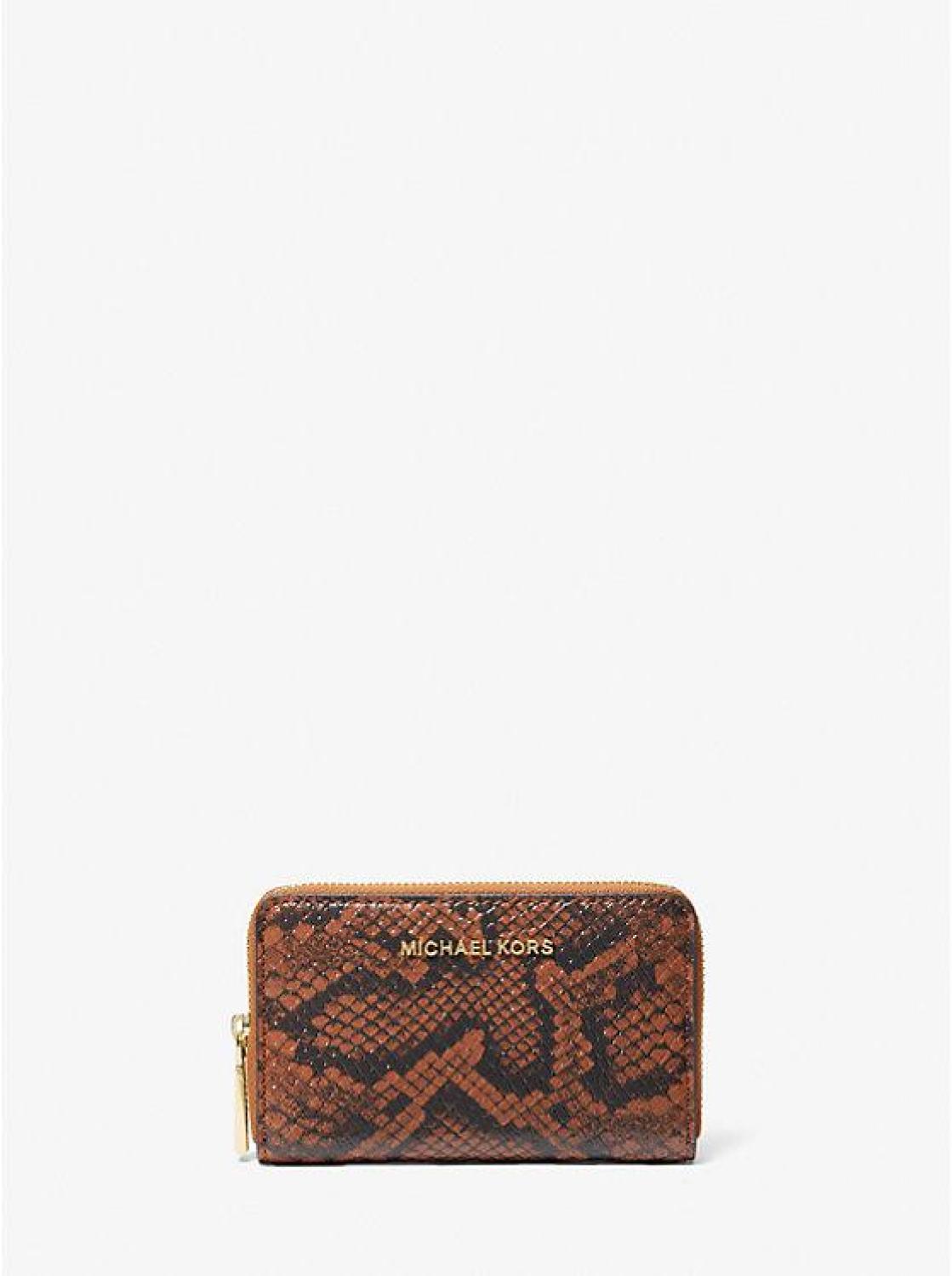 Small Snake Embossed Wallet