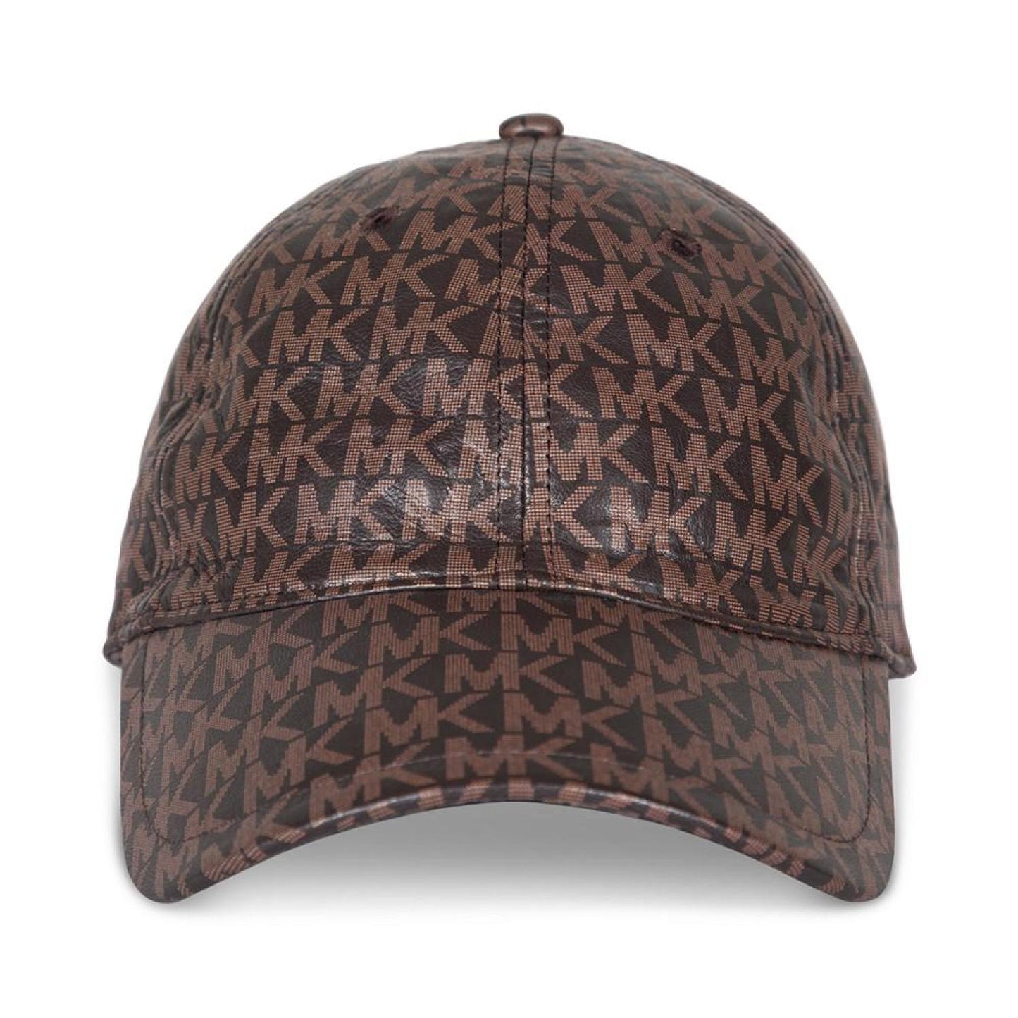 Women's Printed Leather Baseball Cap