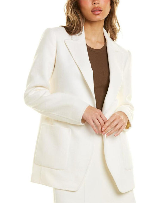 Michael Kors Melton Wool & Angora-Blend Jacket