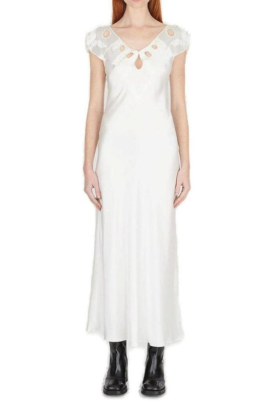 Marc Jacobs Embroidered Keyhole Slip Dress