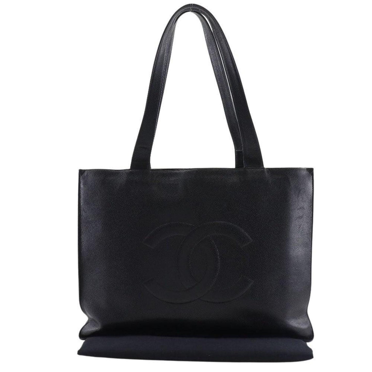 Chanel Coco Mark  Leather Tote Bag (Pre-Owned)