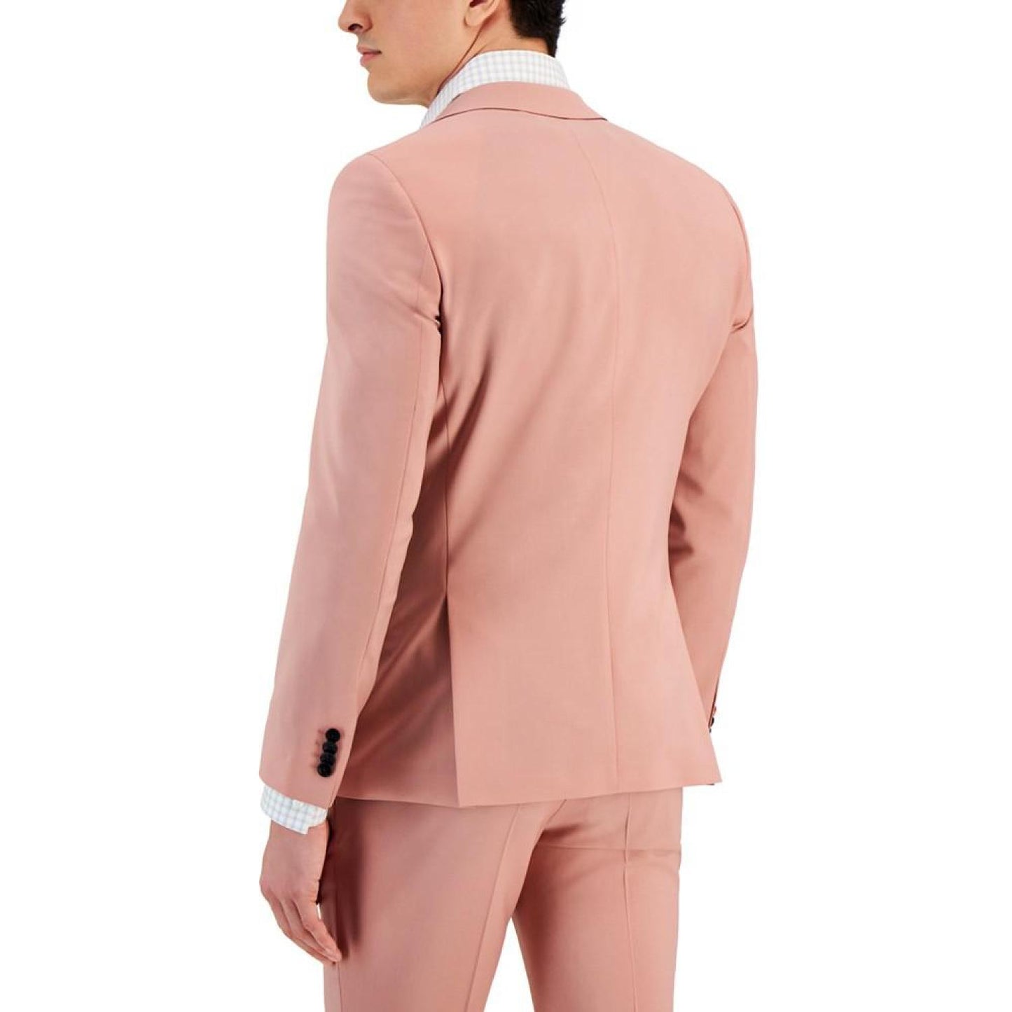 Men's Slim-Fit Solid Wool Superflex Suit Jacket