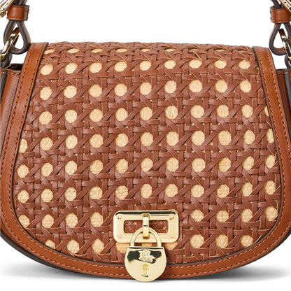 Woven Medium Tanner Crossbody Bag