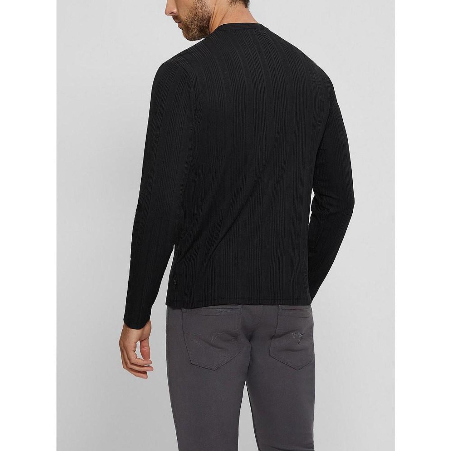 Men's Brentwood Rib Knit Henley T-shirt