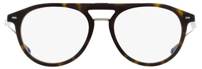 Hugo Boss Men's Blue Block Eyeglasses B1358 086 Havana/Gunmetal 53mm