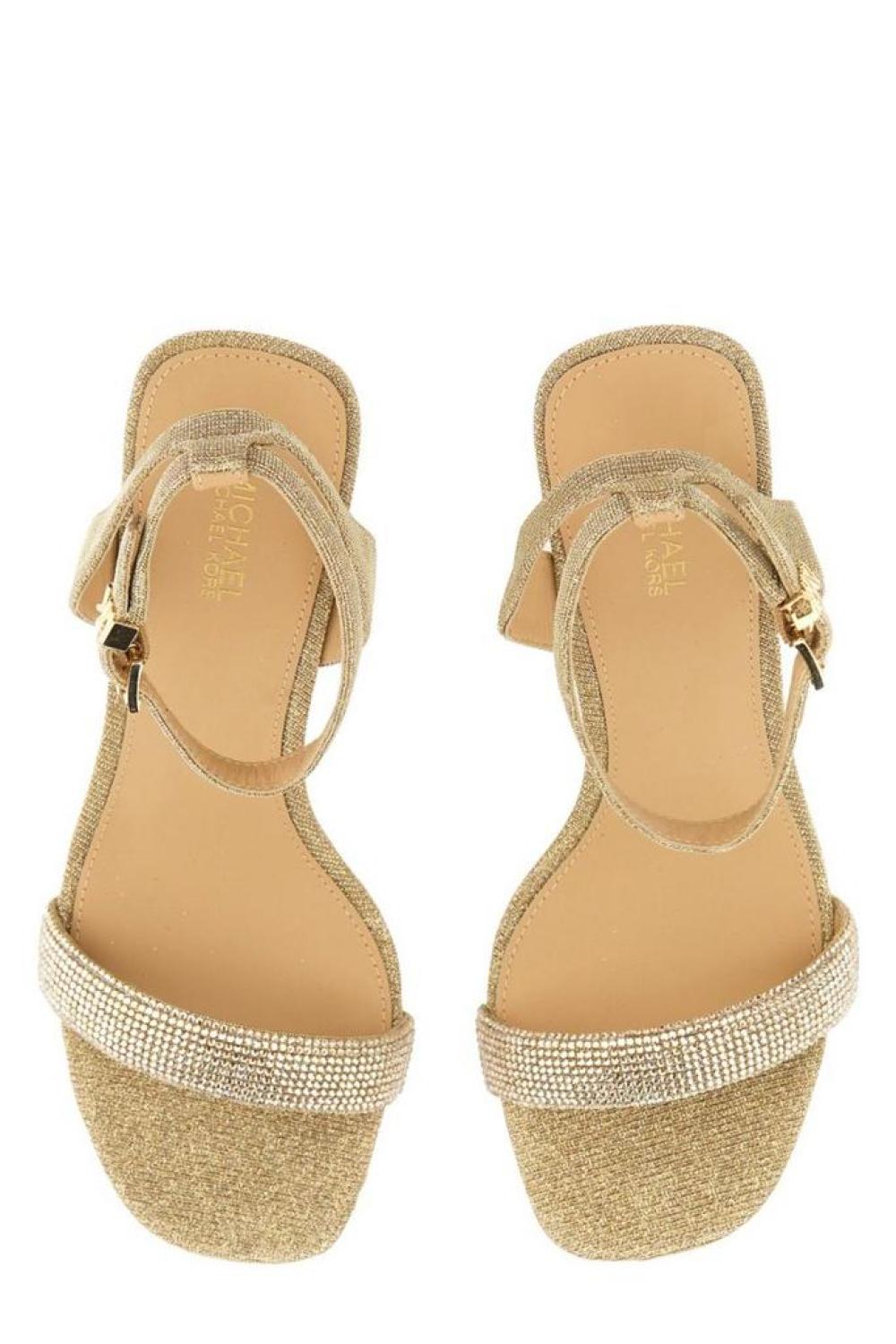 Michael Michael Kors Carrie Rhinestoned Embellished Sandals