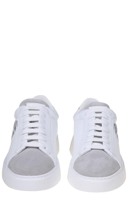 Furla Round-Toe Lace-Up Sneakers