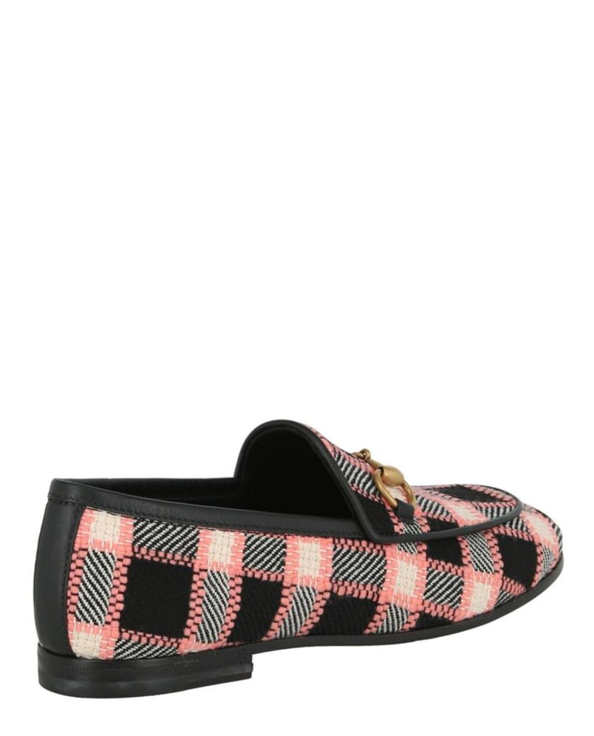 Gucci Jordaan Tweed Loafers