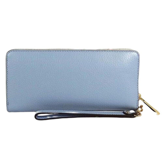 Michael Kors Jet Set Travel Continental Zip Around Leather Wristlet Wallet