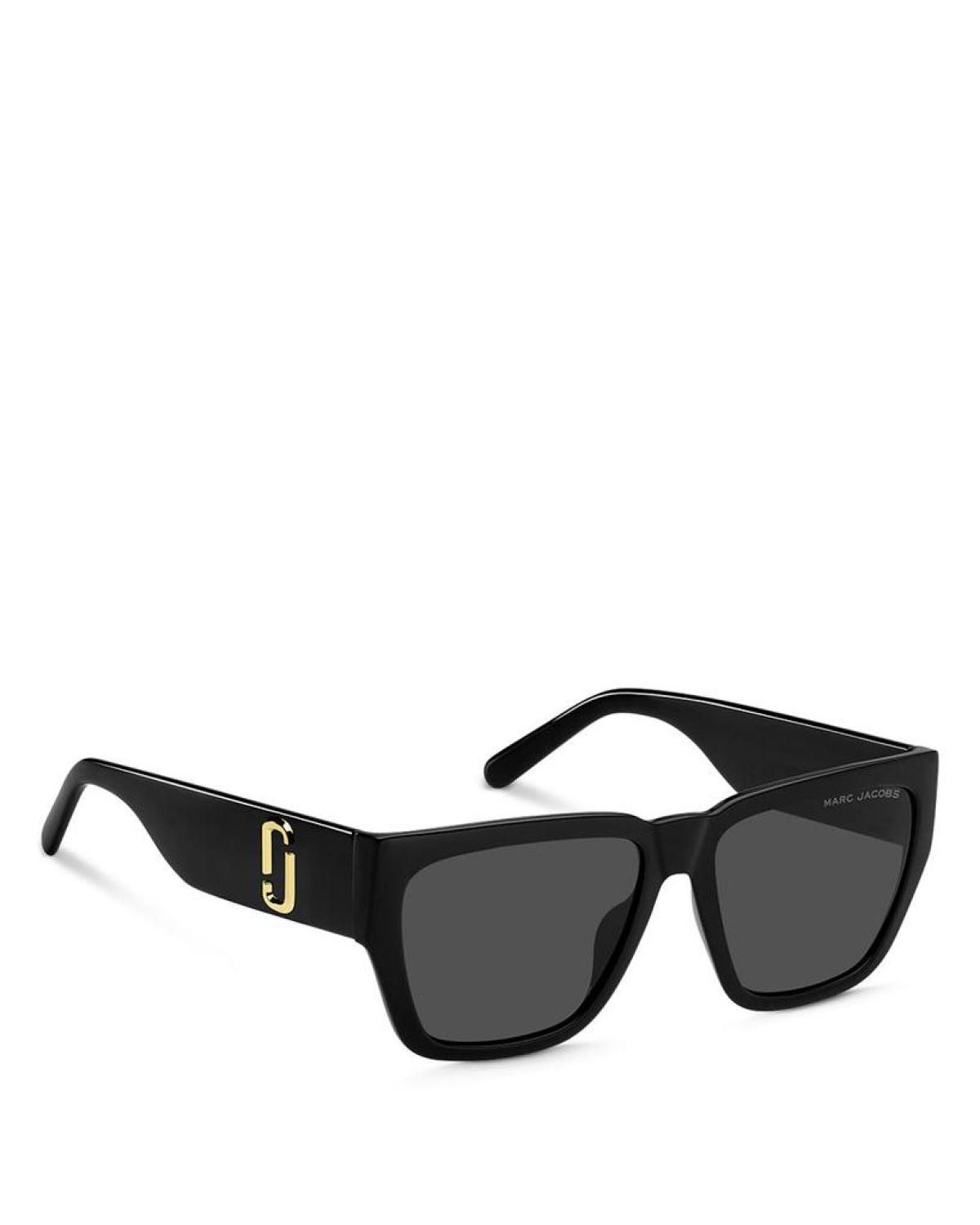 Marc Rectangular Sunglasses, 57mm