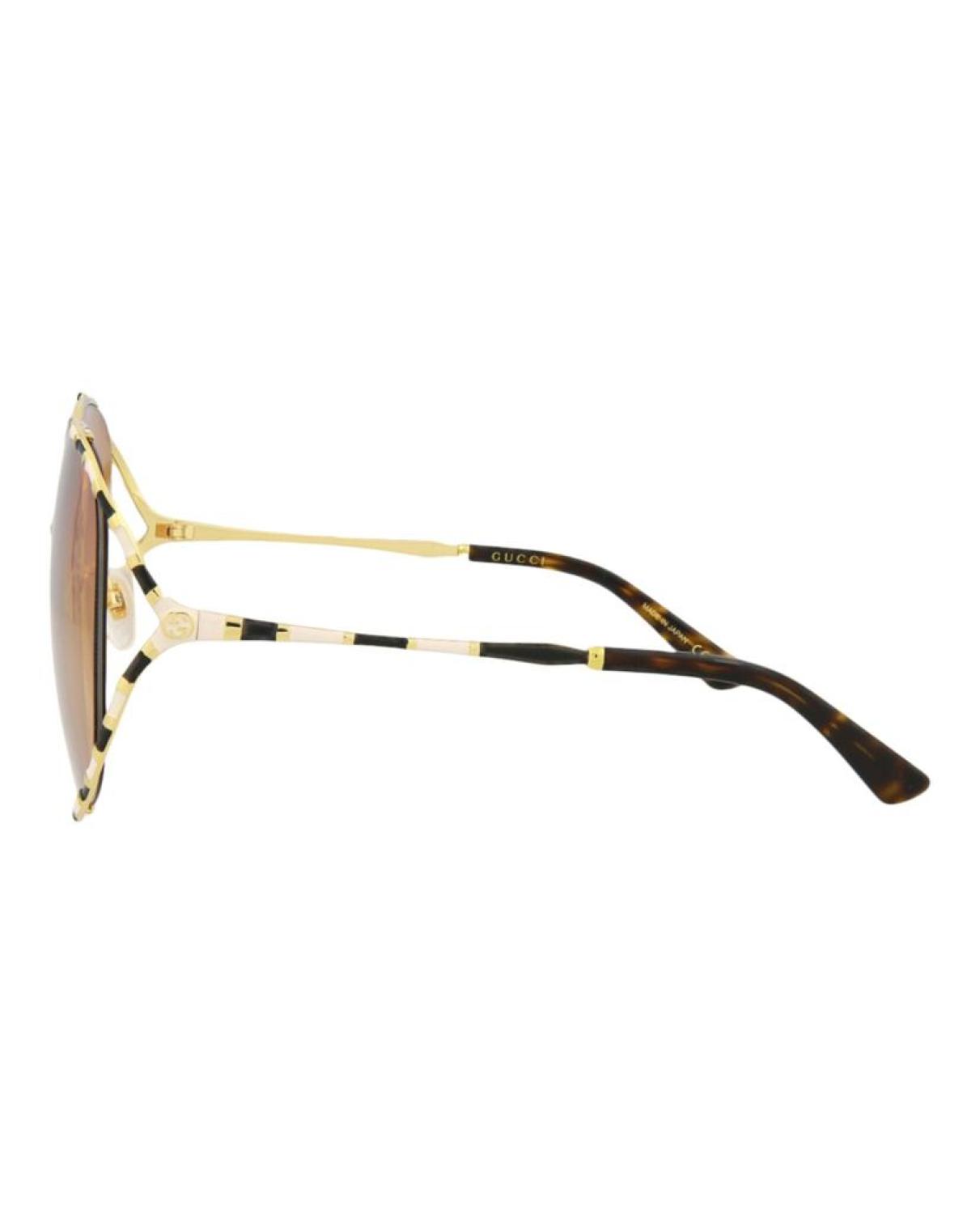 Round-Frame Metal Sunglasses