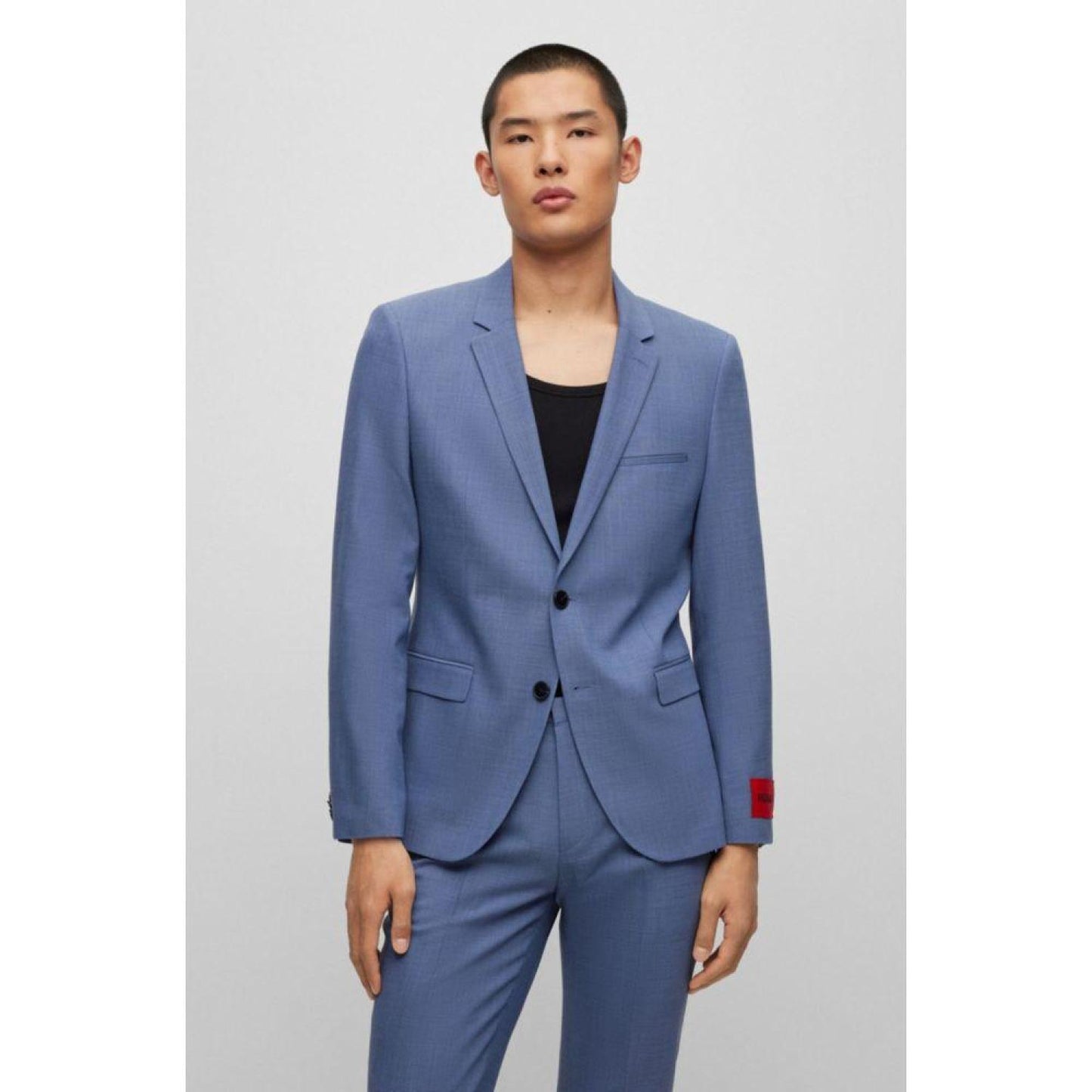 Extra-slim-fit suit in performance-stretch fabric