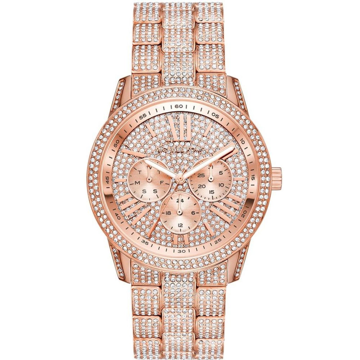 Women's Bradshaw Multifunction Rose Gold-Tone Stainless Steel Bracelet Watch 42mm