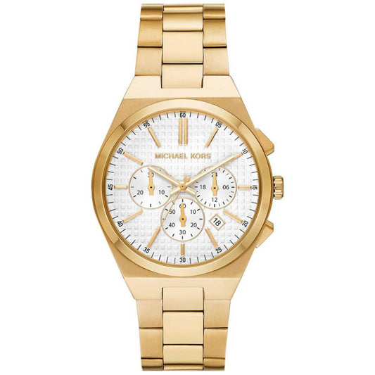 Men's Lennox Quartz Chronograph Gold-Tone Stainless Steel Watch 40mm