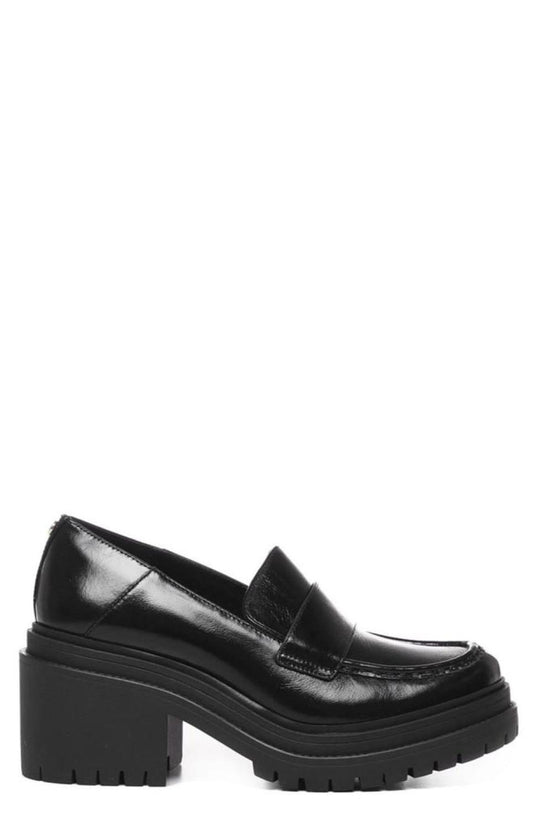 Michael Michael Kors Round Toe Block-Heel Loafers