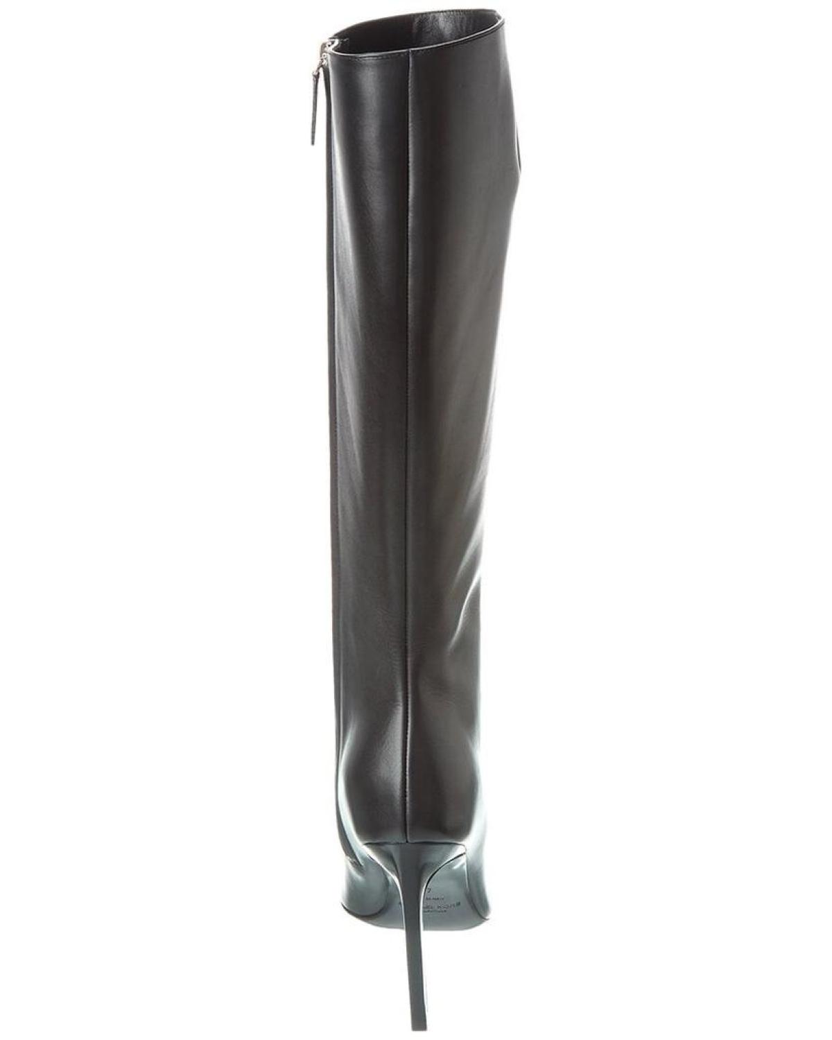 Michael Kors Collection Tatjana Runway Leather Knee-High Boot